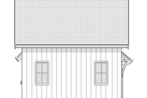 Exterior - Other Elevation for Farmhouse House Plan #1114-107, 1 bath