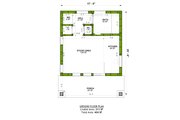 Craftsman Style House Plan - 0 Beds 1 Baths 311 Sq/Ft Plan #1106-185 Floor 