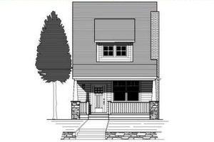 Craftsman Exterior - Front Elevation Plan #423-3