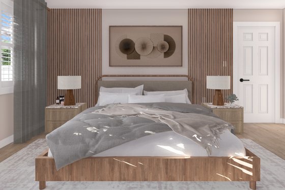 Interior - Master Bedroom for Ranch House Plan #1060-267 - 3 bed, 2 bath