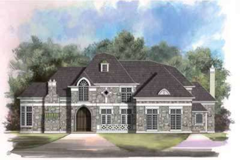 Dream House Plan - European Exterior - Front Elevation Plan #119-220