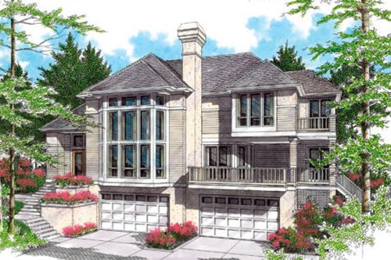 Exterior - Other Elevation for Prairie House Plan #48-402 - 3 bed, 2 bath