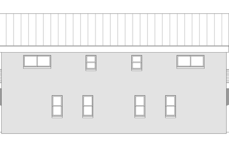 Architectural House Design - Exterior - Rear Elevation for Modern House Plan #932-598 - 2 bed, 2 bath
