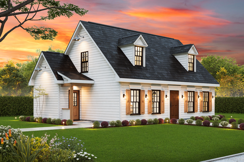 Home Plan - Exterior - Front Elevation 3 for Craftsman House Plan #54-645 - 3 bed, 2 bath
