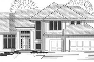 Traditional Exterior - Front Elevation Plan #67-491