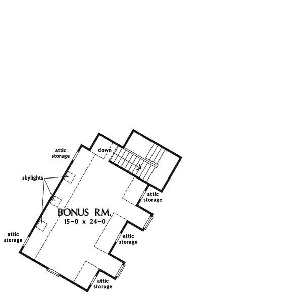 Architectural House Design - European Floor Plan - Upper Floor Plan #929-4