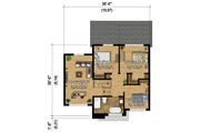 Modern Style House Plan - 3 Beds 2 Baths 1768 Sq/Ft Plan #25-5004 