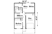 Traditional Style House Plan - 2 Beds 1.5 Baths 2514 Sq/Ft Plan #303-408 