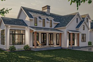 Exterior - Other Elevation for Farmhouse House Plan #455-263 - 4 bed, 3.5 bath