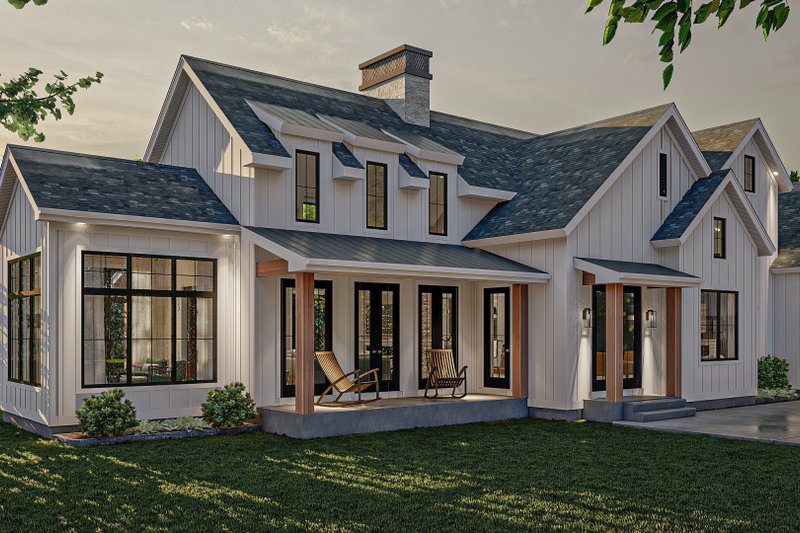 House Design - Exterior - Other Elevation for Farmhouse House Plan #455-263 - 4 bed, 3.5 bath