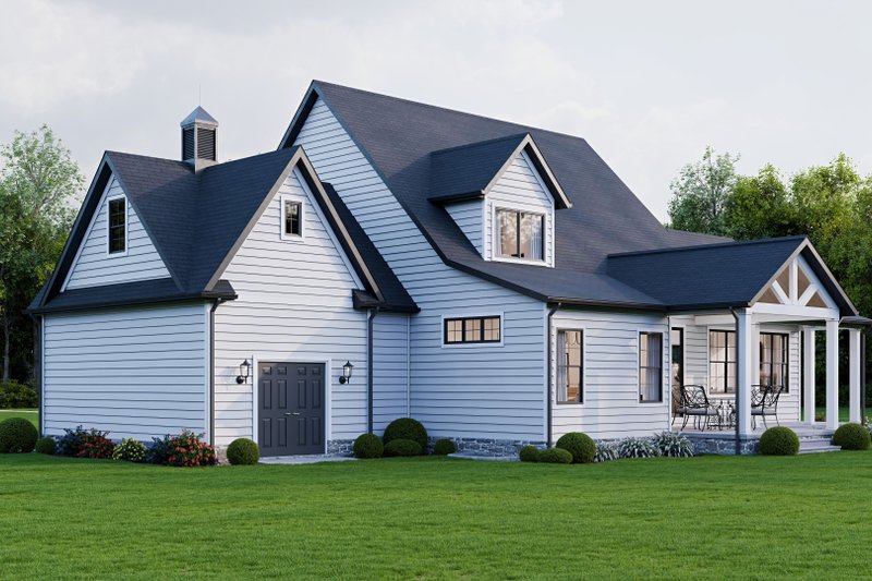 House Blueprint - Exterior - Front Elevation 7 for Farmhouse House Plan #1089-24 - 3 bed, 2.5 bath