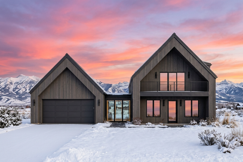 Architectural House Design - Exterior - Front Elevation 5 for Modern House Plan #1096-197 - 3 bed, 2 bath