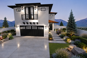 Architectural House Design - Exterior - Front Elevation for Mediterranean House Plan #1060-494 - 1 bed, 2 bath