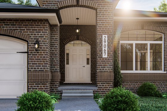 Exterior - Other Elevation 1 for Traditional House Plan #455-119 - 2 bed, 2 bath