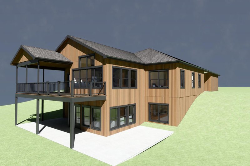 House Blueprint - Photo 4 for Farmhouse House Plan #1109-28 - 4 bed, 3 bath