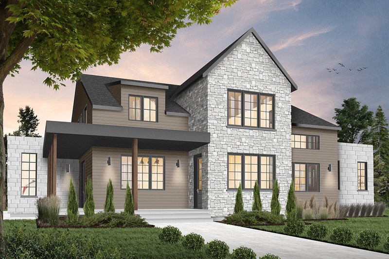 Home Plan - Exterior - Front Elevation 4 for Farmhouse House Plan #23-2691 - 4 bed, 3.5 bath