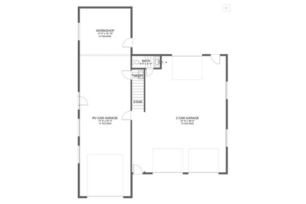 Architectural House Design - Modern Floor Plan - Main Floor Plan #1060-329
