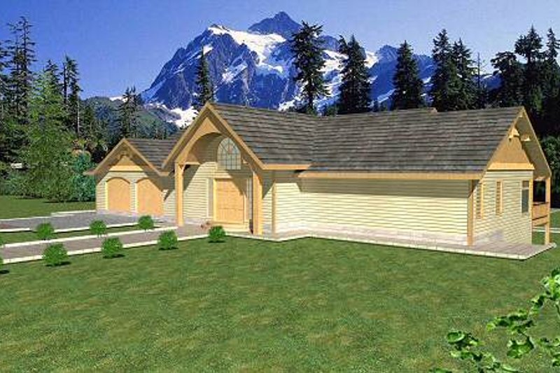 Dream House Plan - Exterior - Other Elevation 1 for Southern House Plan #117-565 - 3 bed, 2.5 bath