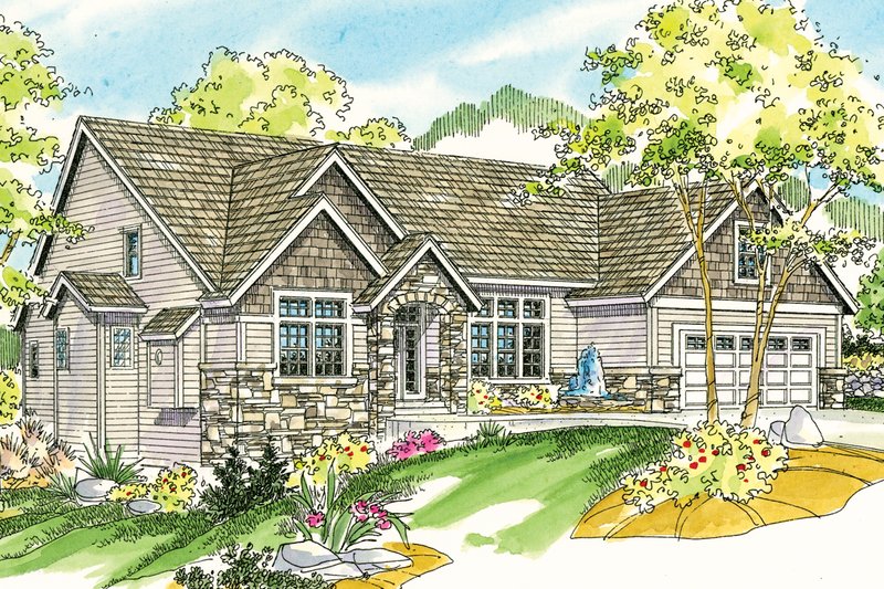 Dream House Plan - Traditional Exterior - Front Elevation Plan #124-733