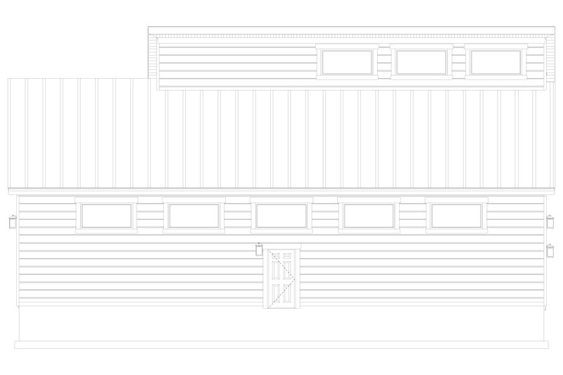 Architectural House Design - Exterior - Other Elevation for Barndominium House Plan #1060-264 - 2 bed, 2.5 bath