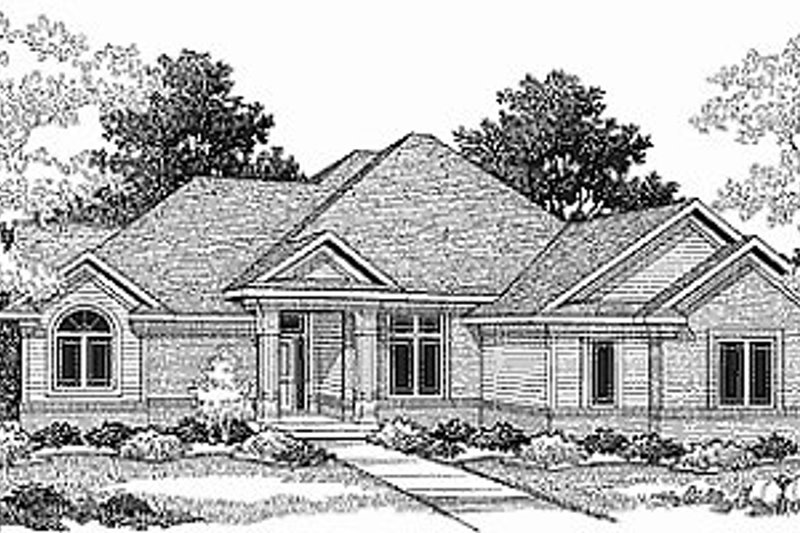 Home Plan - Traditional Exterior - Front Elevation Plan #70-279