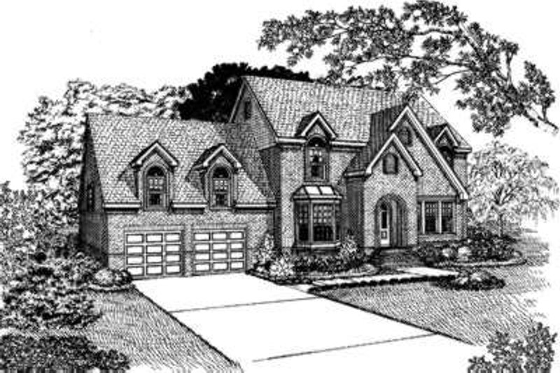 House Design - European Exterior - Front Elevation Plan #410-188