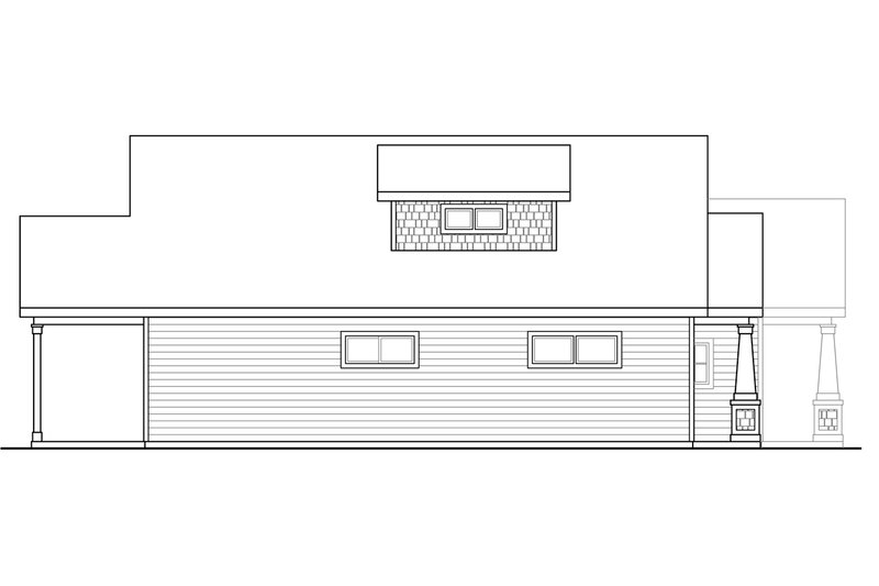 Dream House Plan - Exterior - Other Elevation for Cottage House Plan #124-1080 - 5 bed, 3.5 bath