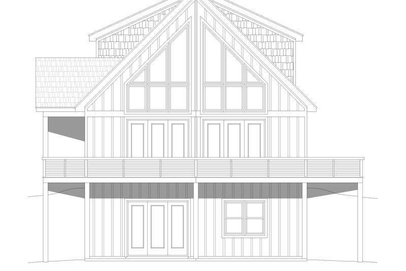 House Plan Design - Exterior - Other Elevation 1 for Country House Plan #932-1131 - 2 bed, 2.5 bath
