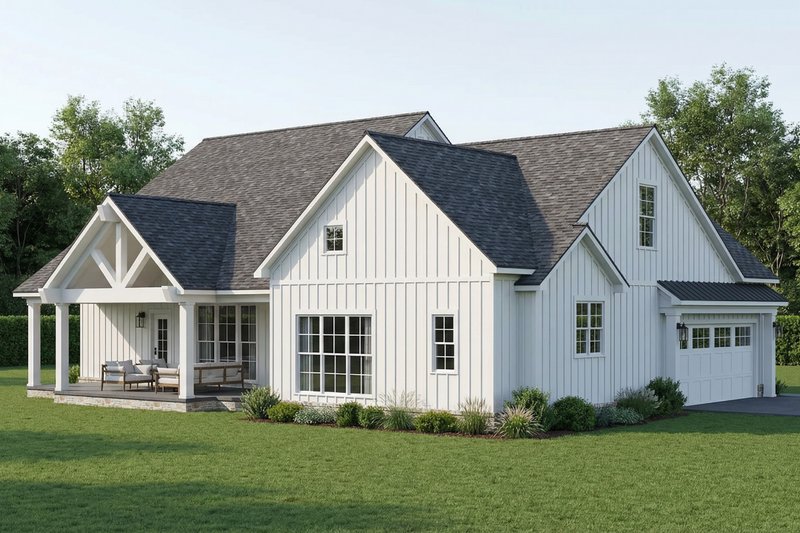 House Blueprint - Exterior - Other Elevation 6 for Farmhouse House Plan #923-469 - 3 bed, 3 bath
