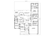 European Style House Plan - 4 Beds 3 Baths 2338 Sq/Ft Plan #17-221 
