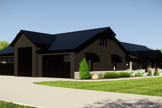 Exterior - Other Elevation 2 for Barndominium House Plan #1064-288 - 2 bed, 2.5 bath