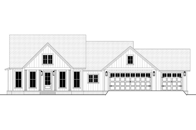Dream House Plan - Exterior - Front Elevation 5 for Farmhouse House Plan #430-316 - 3 bed, 2.5 bath