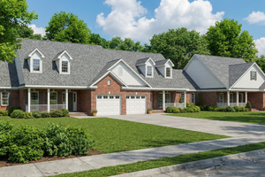 Traditional Exterior - Front Elevation Plan #17-550