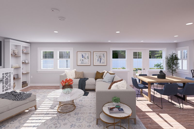 Home Plan - Interior - Family Room for Craftsman House Plan #1060-263 - 4 bed, 2.5 bath