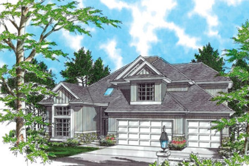 Traditional Style House Plan - 3 Beds 2.5 Baths 2200 Sq/Ft Plan #48-322