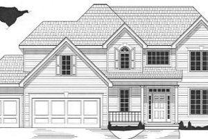 Traditional Exterior - Front Elevation Plan #67-754