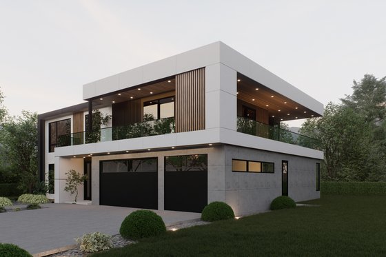 Exterior - Other Elevation for Modern House Plan #1066-326 - 5 bed, 4 bath