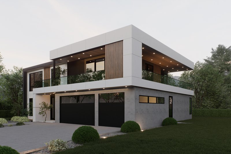 Dream House Plan - Exterior - Other Elevation for Modern House Plan #1066-326 - 5 bed, 4 bath