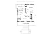 Cabin Style House Plan - 2 Beds 2 Baths 1400 Sq/Ft Plan #17-2356 
