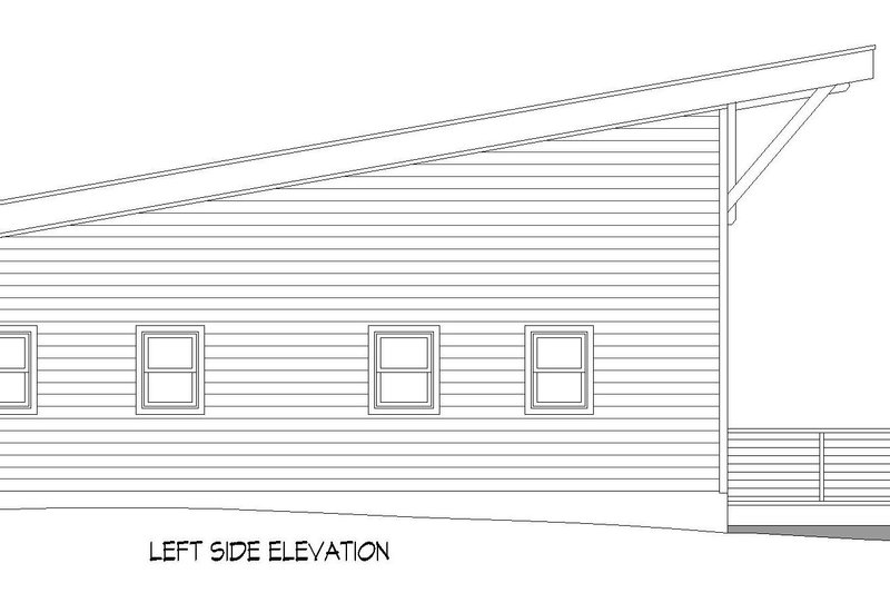 House Plan Design - Exterior - Other Elevation for Modern House Plan #932-730 - 1 bed, 1.5 bath