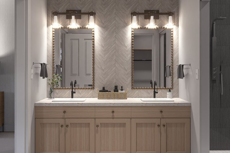 House Plan Design - Interior - Master Bathroom for Farmhouse House Plan #455-403 - 3 bed, 2 bath
