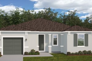 Traditional Exterior - Front Elevation Plan #1058-254