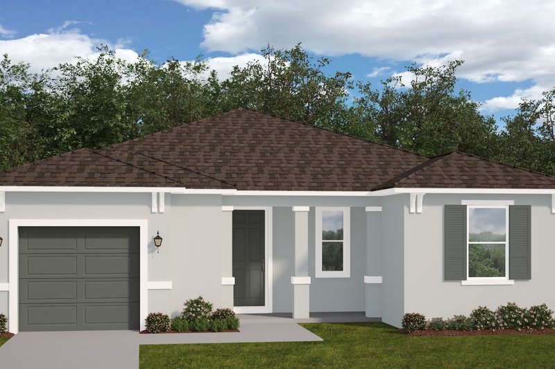 Traditional Style House Plan - 4 Beds 3 Baths 2106 Sq/Ft Plan #1058-254