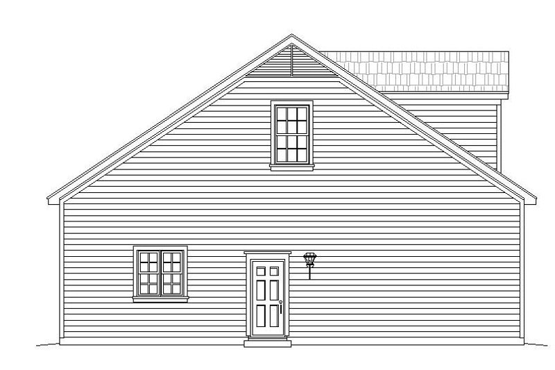 Dream House Plan - Exterior - Other Elevation for Country House Plan #932-221, 0.5 bath