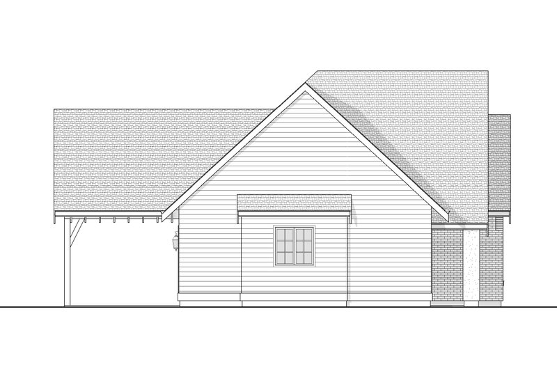 House Blueprint - Exterior - Other Elevation for European House Plan #1114-27 - 2 bed, 1.5 bath