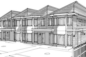 Exterior - Other Elevation 1 for Contemporary House Plan #1101-36 - 10 bed, 8 bath
