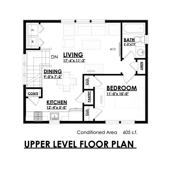 House Blueprint - Craftsman Floor Plan - Upper Floor Plan #30-372