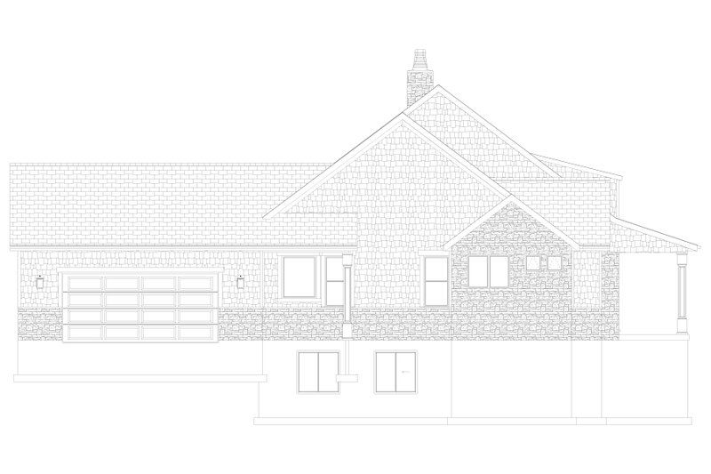 Dream House Plan - Exterior - Other Elevation 1 for Cottage House Plan #1060-364 - 3 bed, 3.5 bath