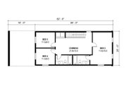 Modern Style House Plan - 4 Beds 3 Baths 1840 Sq/Ft Plan #497-36 