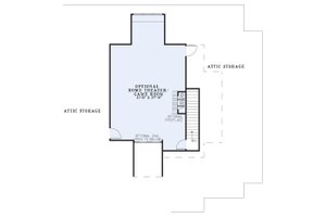Floor Plan - Upper Floor for European House Plan #17-2297 - 4 bed, 3.5 bath